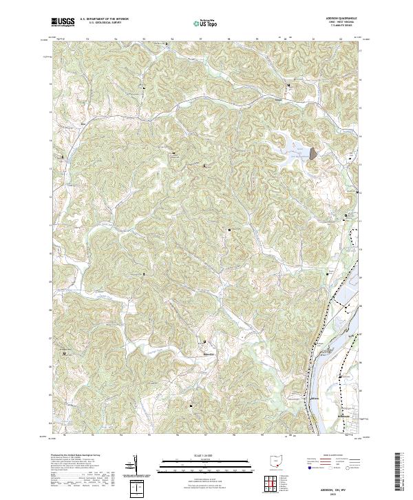 USGS Topographic Map – Addison
