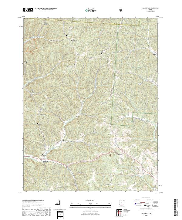 USGS Topographic Map – Allensville