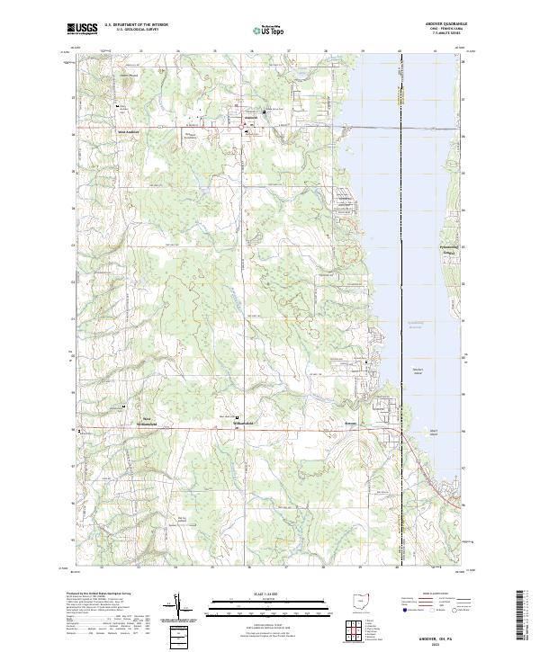 USGS Topographic Map – Andover