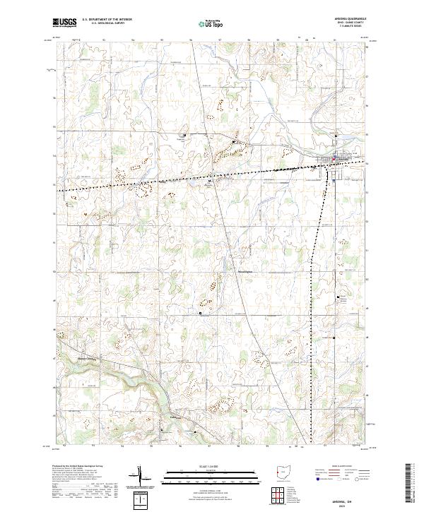 USGS Topographic Map – Ansonia