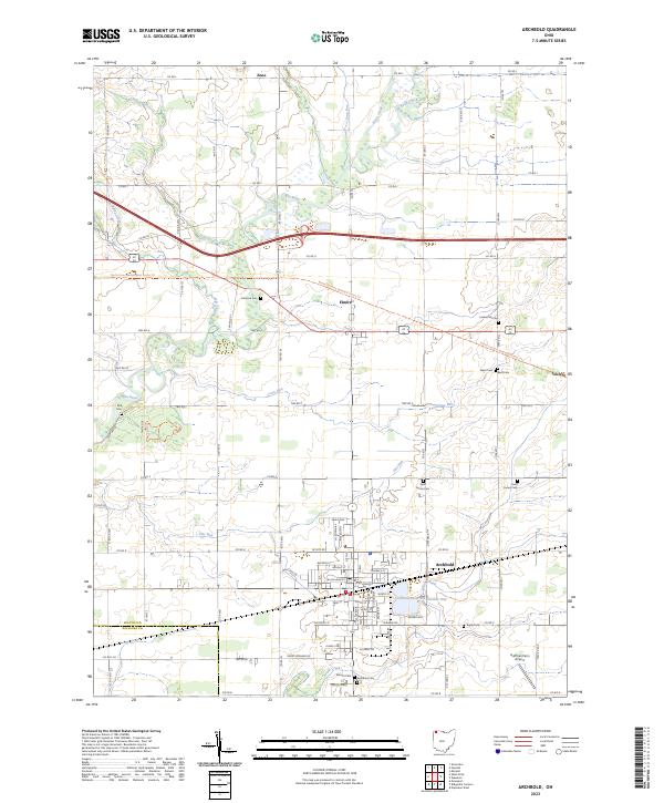 USGS Topographic Map – Archbold