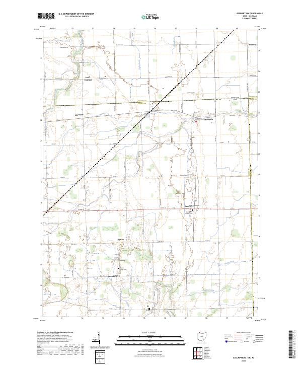 USGS Topographic Map – Assumption