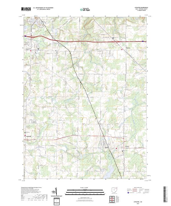 USGS Topographic Map – Atwater
