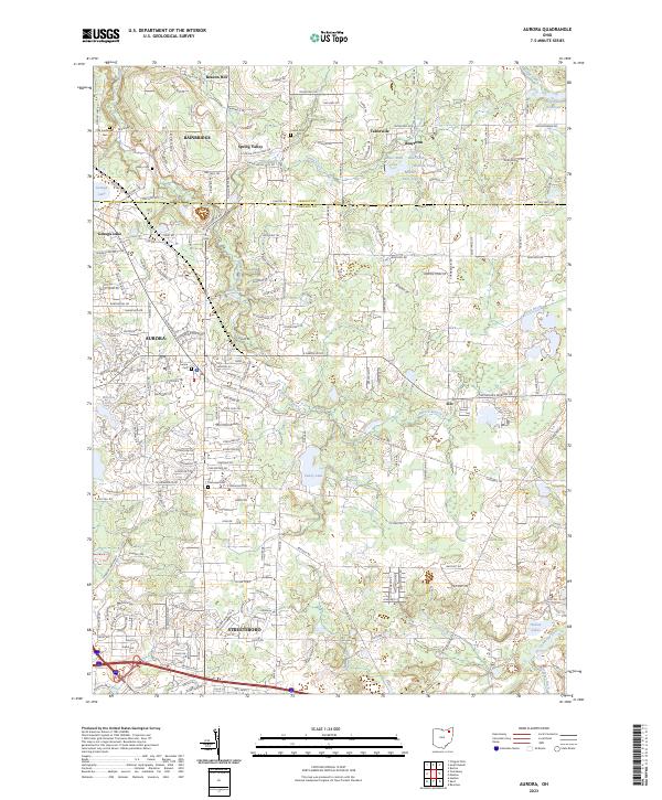 USGS Topographic Map – Aurora