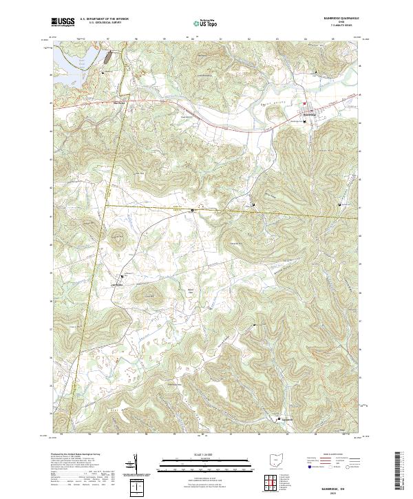 USGS Topographic Map – Bainbridge