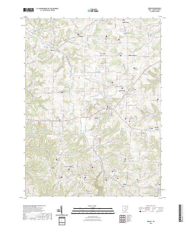 USGS Topographic Map – Berlin