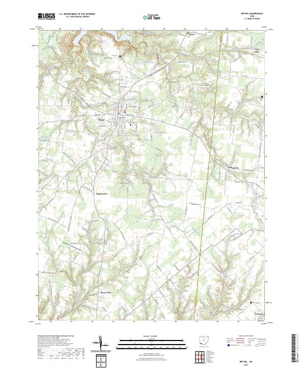 USGS Topographic Map – Bethel