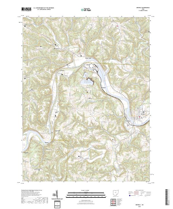 USGS Topographic Map – Beverly
