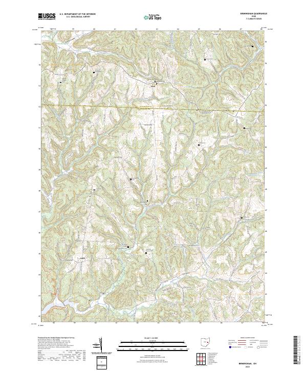USGS Topographic Map – Birmingham
