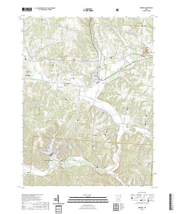 USGS Topographic Map – Bremen