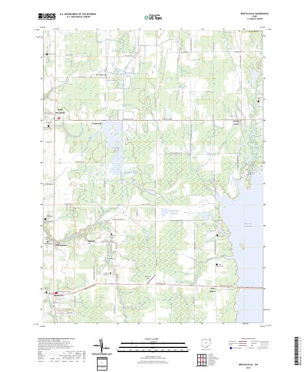 USGS Topographic Map – Bristolville