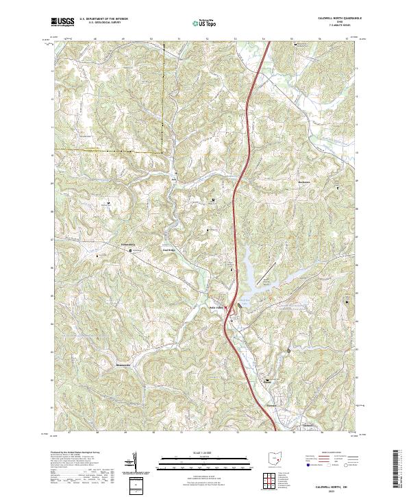 USGS Topographic Map – Caldwell North
