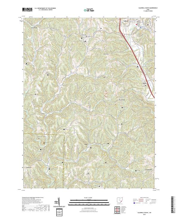 USGS Topographic Map – Caldwell South
