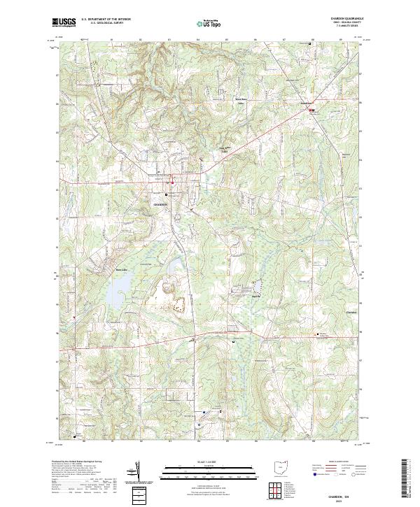 USGS Topographic Map – Chardon