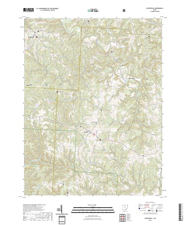 USGS Topographic Map – Chesterhill