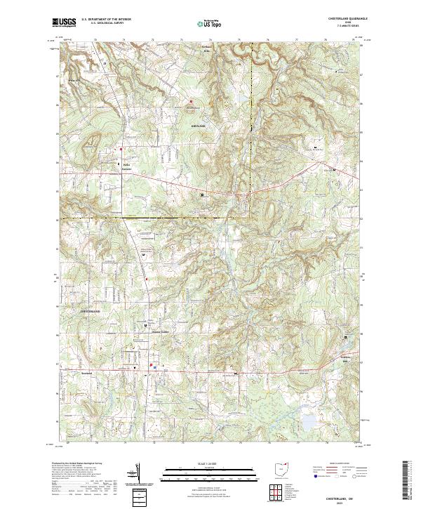 USGS Topographic Map – Chesterland
