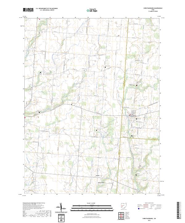 USGS Topographic Map – Christiansburg