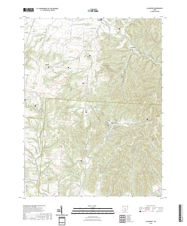 USGS Topographic Map – Clearport