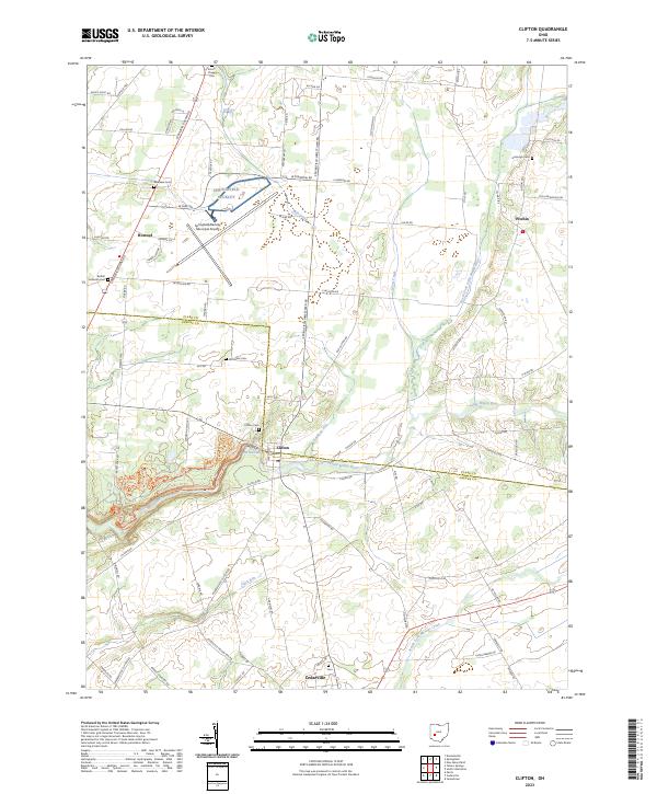 USGS Topographic Map – Clifton