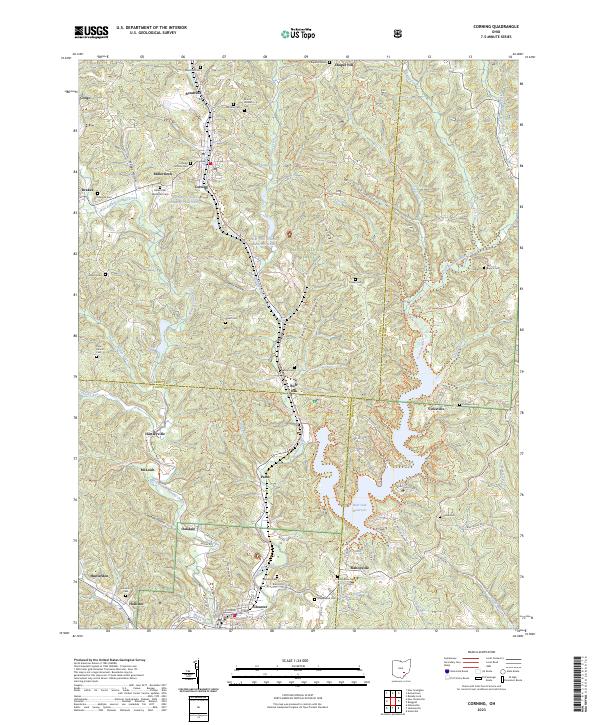USGS Topographic Map – Corning