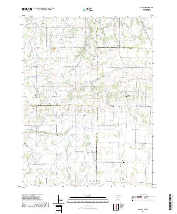 USGS Topographic Map – Cosmos