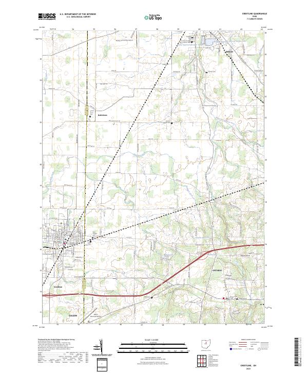 USGS Topographic Map – Crestline