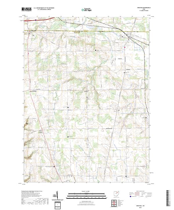 USGS Topographic Map – Creston