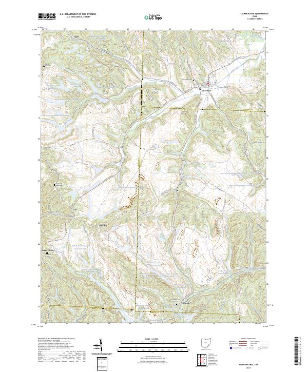 USGS Topographic Map – Cumberland