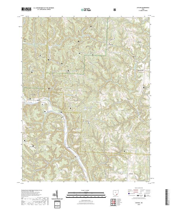 USGS Topographic Map – Cutler