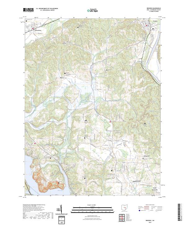 USGS Topographic Map – Dresden