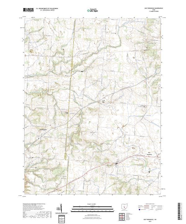 USGS Topographic Map – East Ringgold