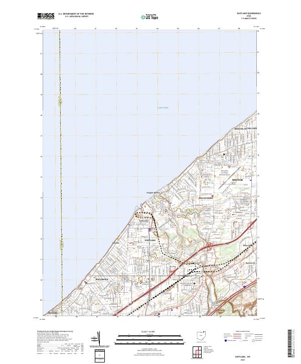 USGS Topographic Map – Eastlake