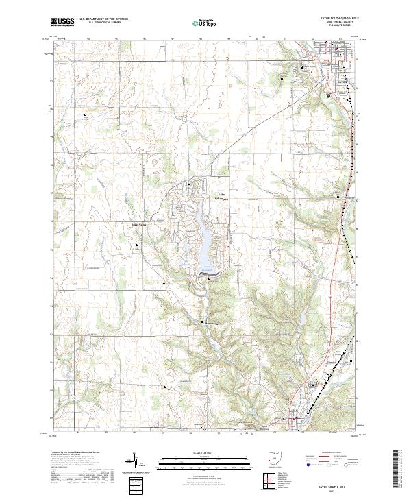 USGS Topographic Map – Eaton South
