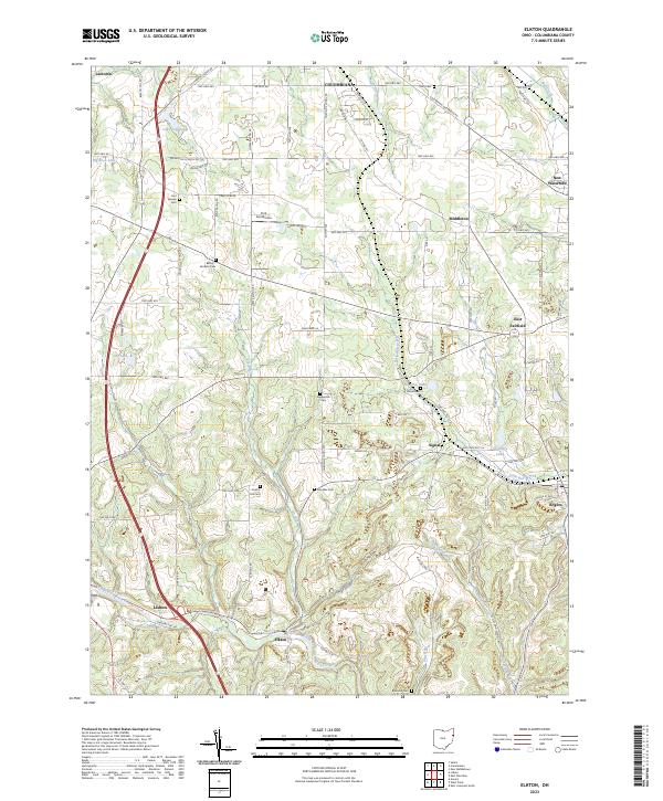USGS Topographic Map – Elkton
