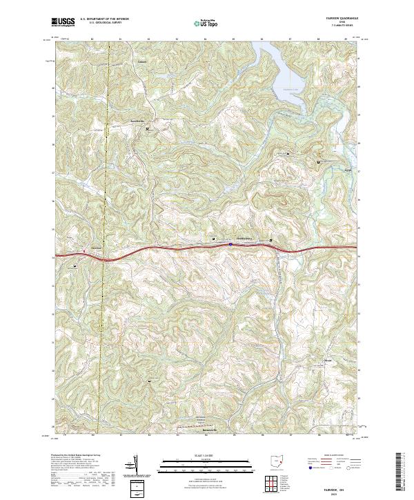 USGS Topographic Map – Fairview