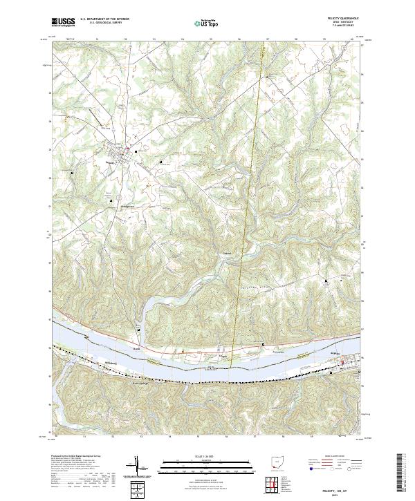 USGS Topographic Map – Felicity