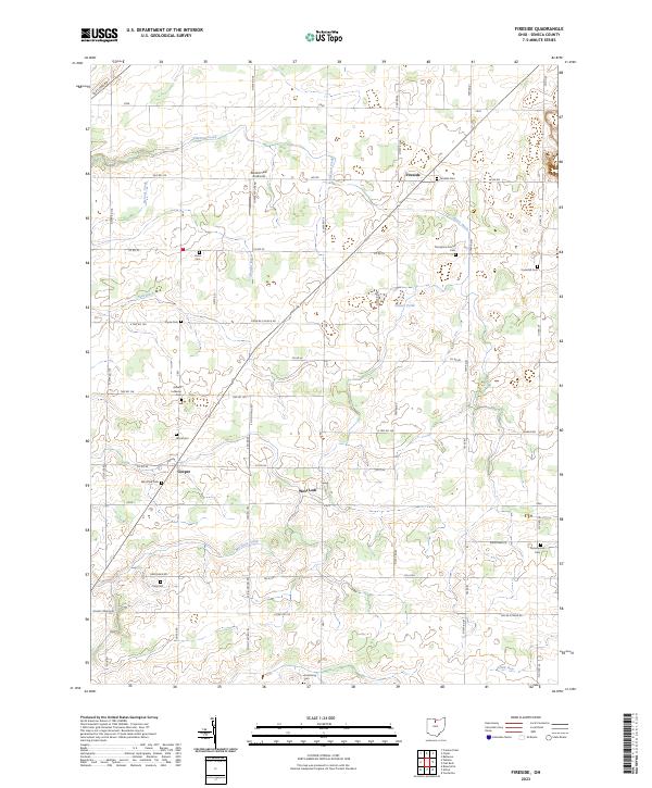 USGS Topographic Map – Fireside