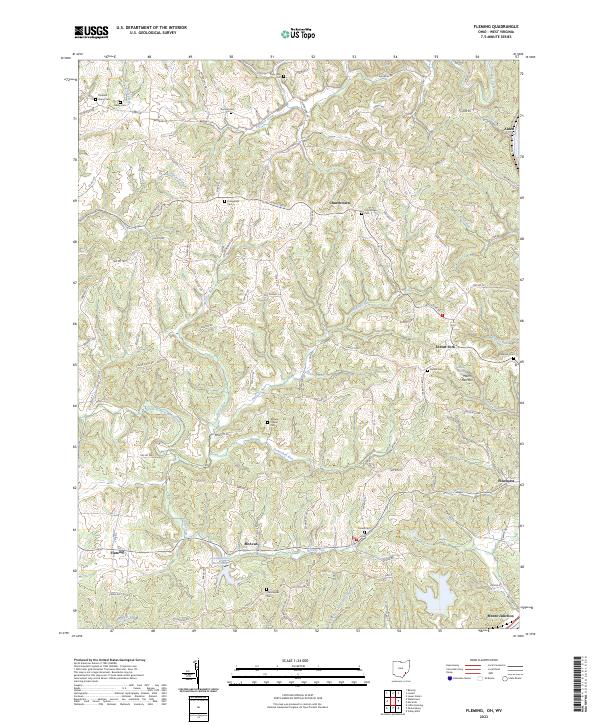 USGS Topographic Map – Fleming