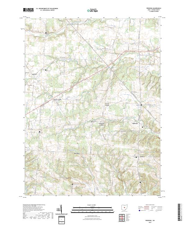 USGS Topographic Map – Fredonia
