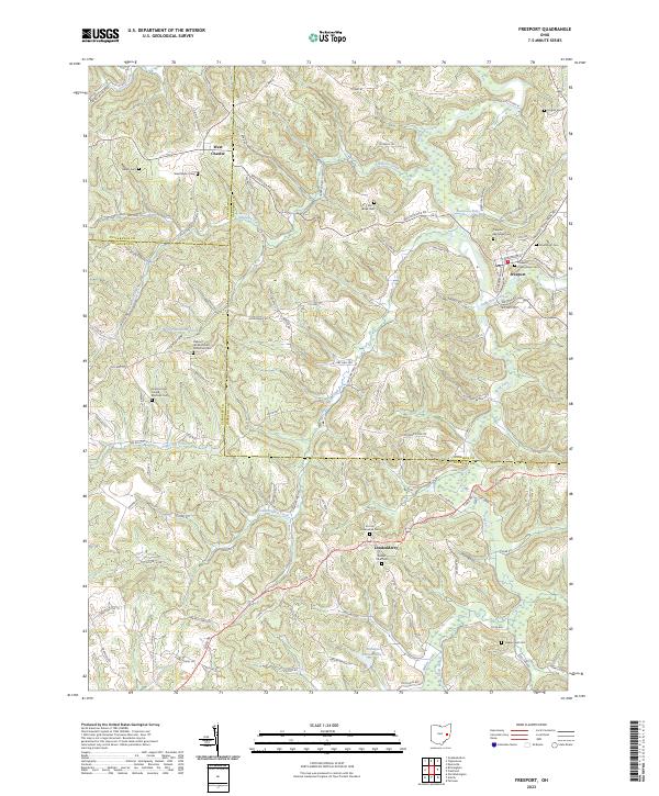 USGS Topographic Map – Freeport