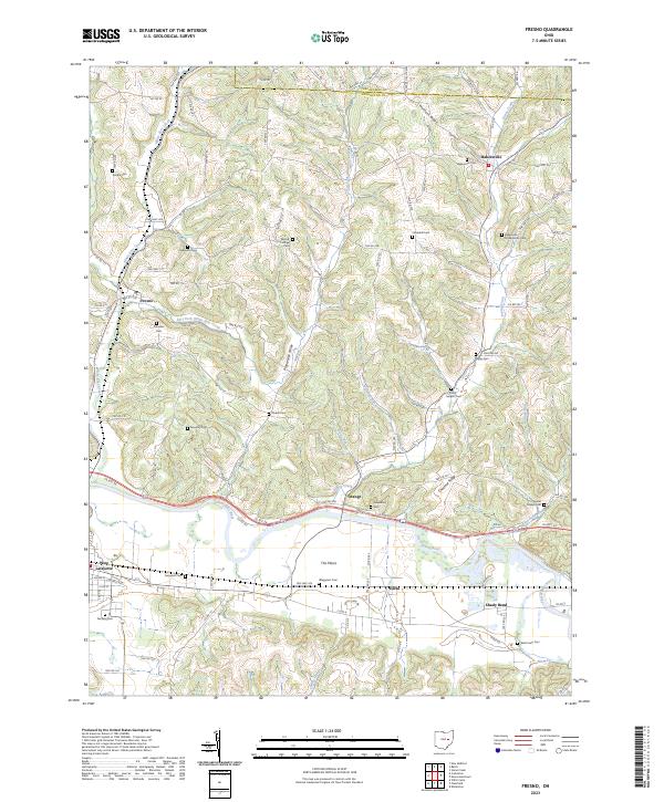 USGS Topographic Map – Fresno