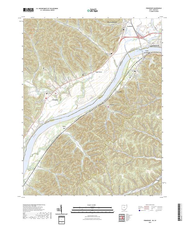 USGS Topographic Map – Friendship