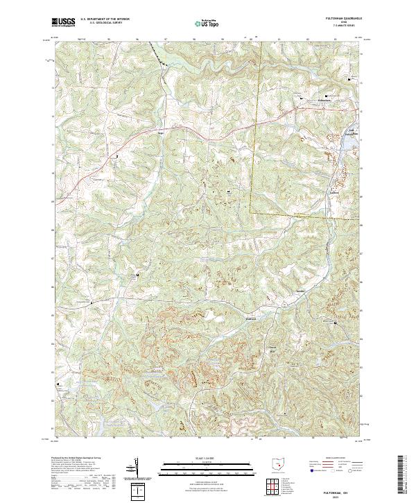 USGS Topographic Map – Fultonham