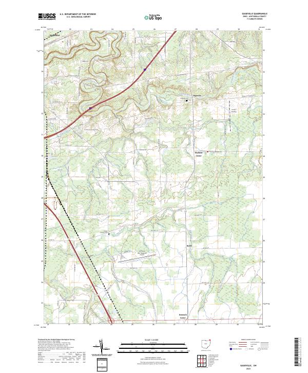 USGS Topographic Map – Gageville
