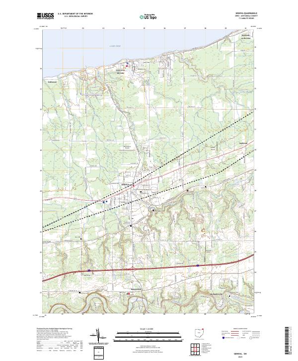 USGS Topographic Map – Geneva
