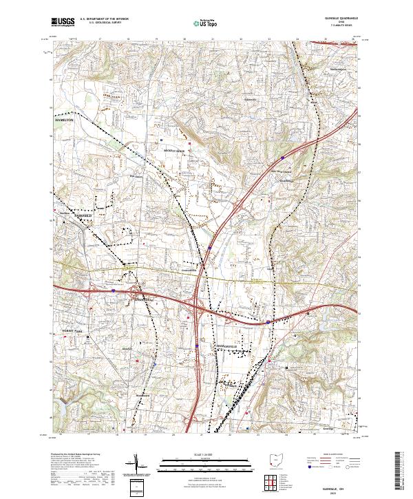 USGS Topographic Map – Glendale