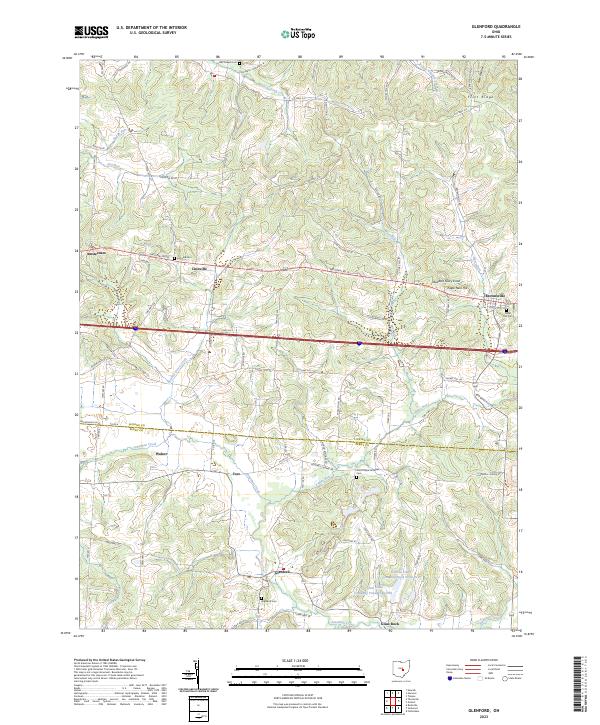 USGS Topographic Map – Glenford