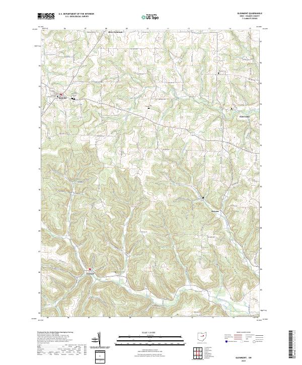 USGS Topographic Map – Glenmont