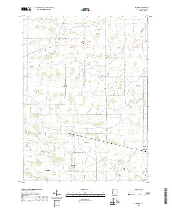 USGS Topographic Map – Glenmore
