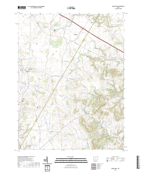 USGS Topographic Map – Good Hope